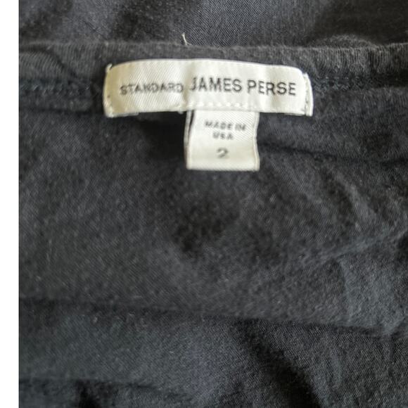 James Perse 2 Women Tee M Cotton Cashmere Basic Layer Closet Staple Minimalist - Picture 6 of 8